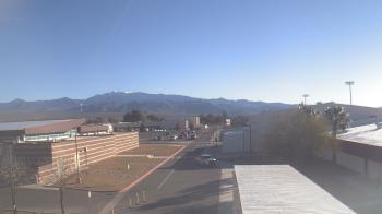Weather camera view of Pahrump Valley HS.