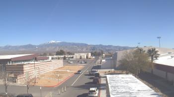 Weather camera view of Pahrump Valley HS.