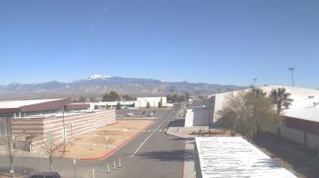 Weather camera view of Pahrump Valley HS.