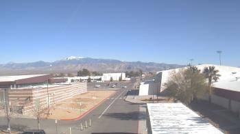 Weather camera view of Pahrump Valley HS.