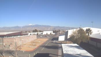 Weather camera view of Pahrump Valley HS.