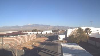 Weather camera view of Pahrump Valley HS.