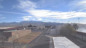 Weather camera view of Pahrump Valley HS.