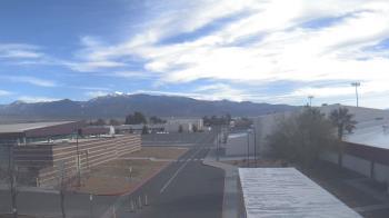 Weather camera view of Pahrump Valley HS.