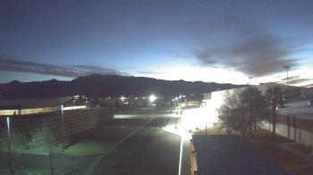 Weather camera view of Pahrump Valley HS.