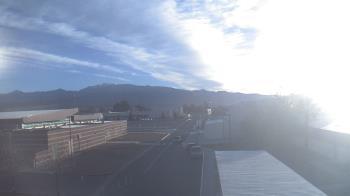 Weather camera view of Pahrump Valley HS.