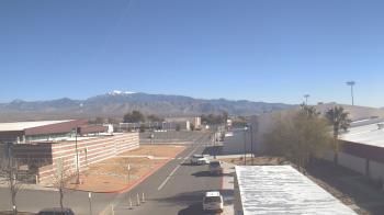 Weather camera view of Pahrump Valley HS.