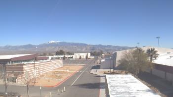 Weather camera view of Pahrump Valley HS.