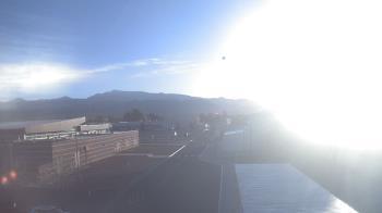 Weather camera view of Pahrump Valley HS.