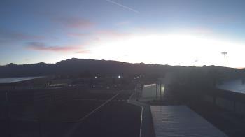Weather camera view of Pahrump Valley HS.
