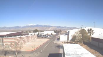 Weather camera view of Pahrump Valley HS.