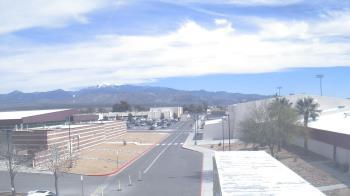 Weather camera view of Pahrump Valley HS.
