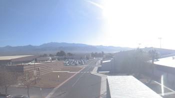 Weather camera view of Pahrump Valley HS.