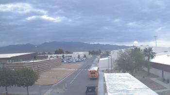 Weather camera view of Pahrump Valley HS.
