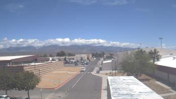 Weather camera view of Pahrump Valley HS.