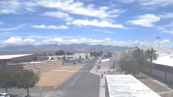 Weather camera view of Pahrump Valley HS.