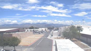 Weather camera view of Pahrump Valley HS.