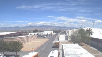 Weather camera view of Pahrump Valley HS.
