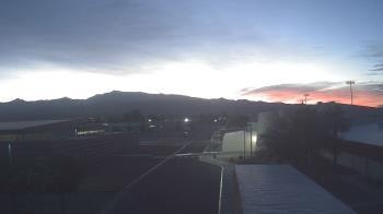 Weather camera view of Pahrump Valley HS.