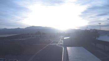 Weather camera view of Pahrump Valley HS.