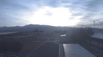 Weather camera view of Pahrump Valley HS.