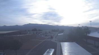 Weather camera view of Pahrump Valley HS.