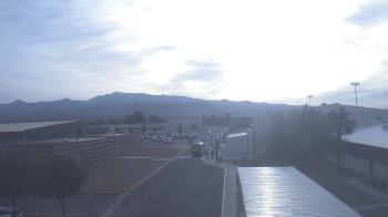 Weather camera view of Pahrump Valley HS.