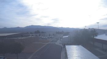 Weather camera view of Pahrump Valley HS.