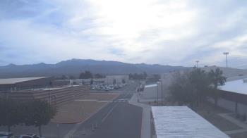 Weather camera view of Pahrump Valley HS.