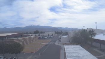 Weather camera view of Pahrump Valley HS.