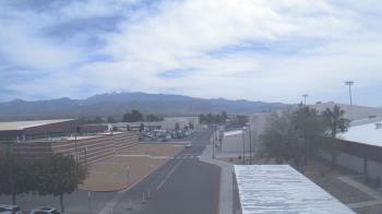 Weather camera view of Pahrump Valley HS.