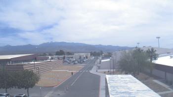 Weather camera view of Pahrump Valley HS.