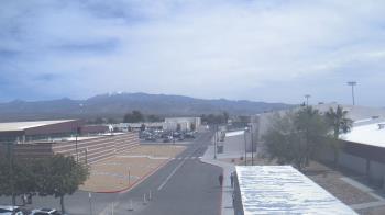 Weather camera view of Pahrump Valley HS.