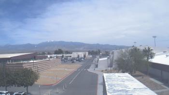 Weather camera view of Pahrump Valley HS.