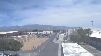 Weather camera view of Pahrump Valley HS.