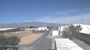 Weather camera view of Pahrump Valley HS.