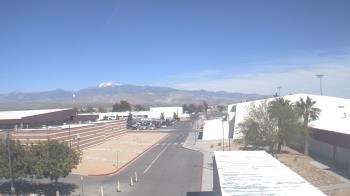 Weather camera view of Pahrump Valley HS.