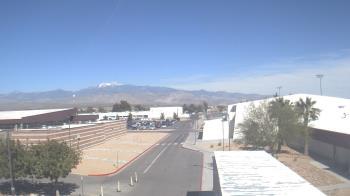 Weather camera view of Pahrump Valley HS.