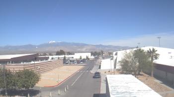 Weather camera view of Pahrump Valley HS.