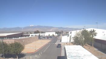 Weather camera view of Pahrump Valley HS.