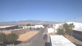Weather camera view of Pahrump Valley HS.