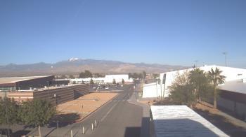 Weather camera view of Pahrump Valley HS.
