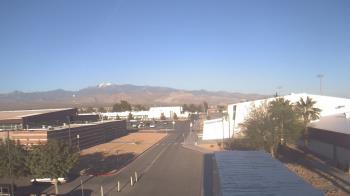 Weather camera view of Pahrump Valley HS.