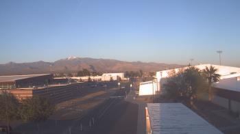 Weather camera view of Pahrump Valley HS.