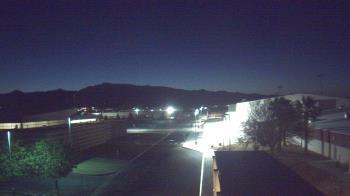 Weather camera view of Pahrump Valley HS.