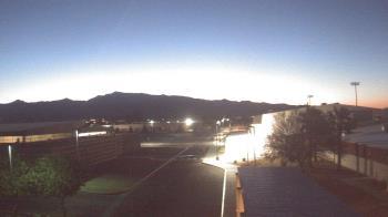 Weather camera view of Pahrump Valley HS.
