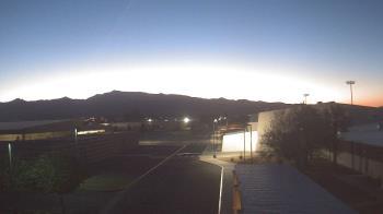 Weather camera view of Pahrump Valley HS.