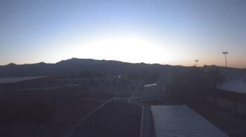 Weather camera view of Pahrump Valley HS.