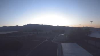 Weather camera view of Pahrump Valley HS.