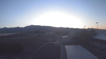 Weather camera view of Pahrump Valley HS.